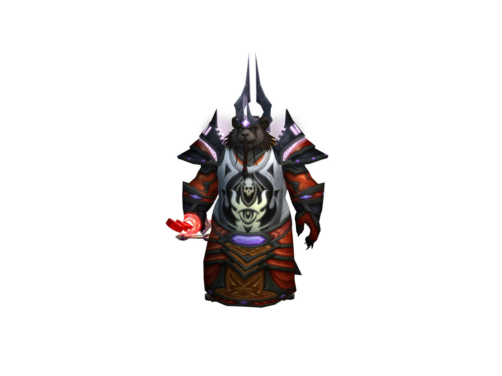 Nonsocial 3D character render