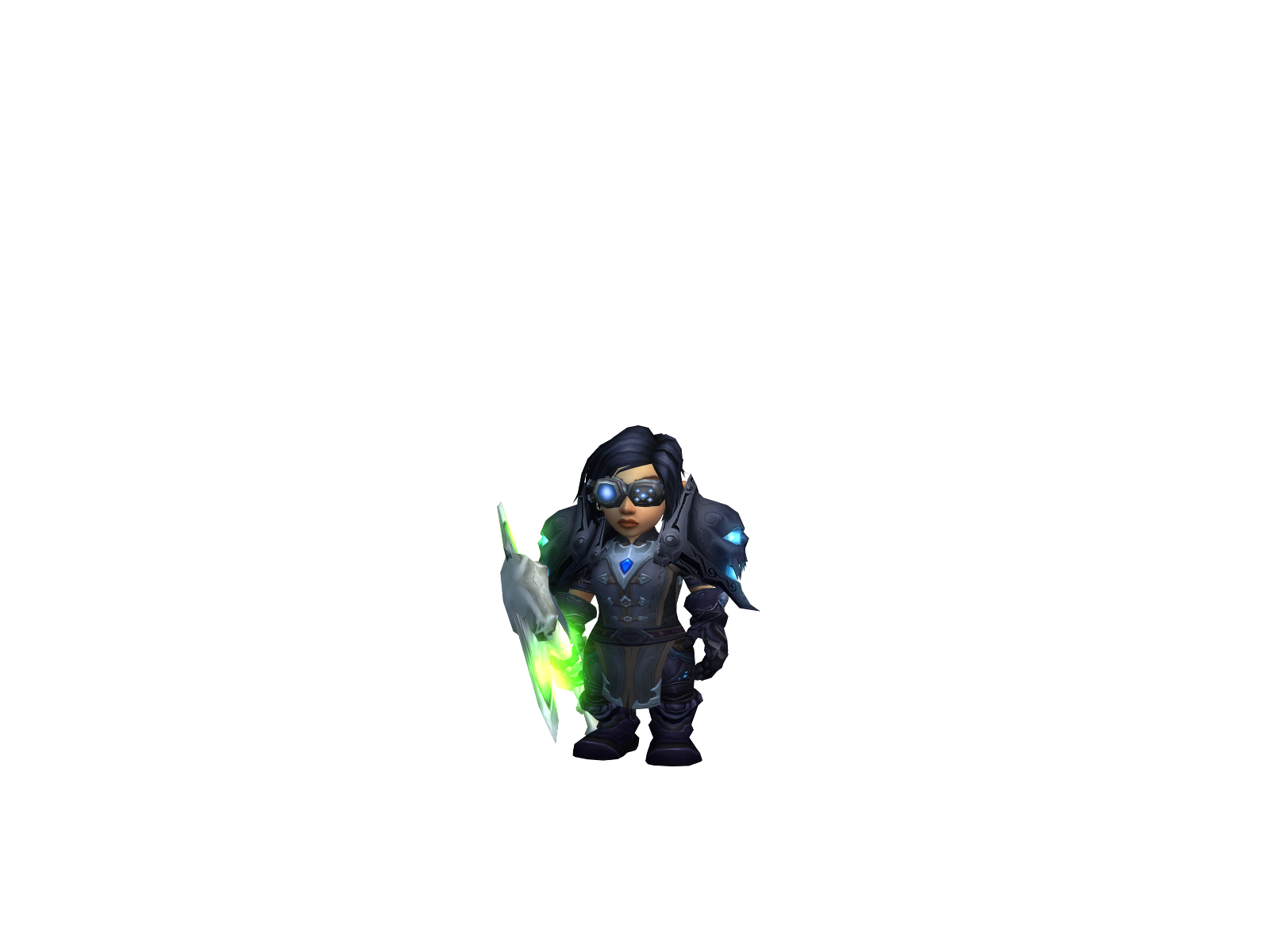 Henocied 3D character render