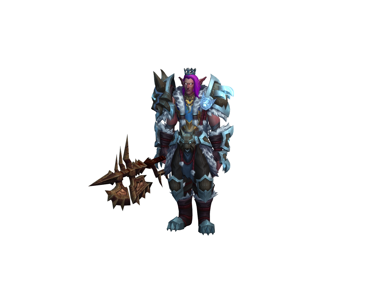 Diistorted 3D character render