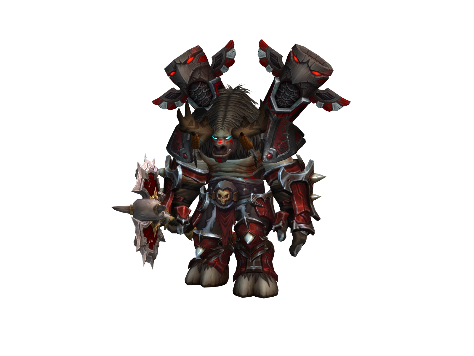 Bullcalfos 3D character render
