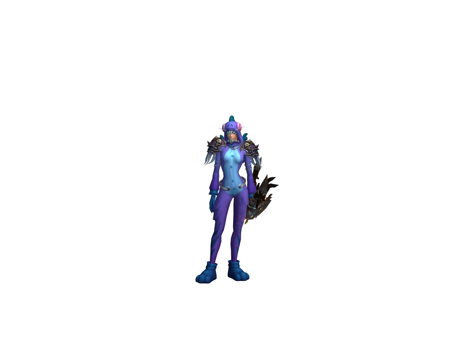Ogzeela 3D character render