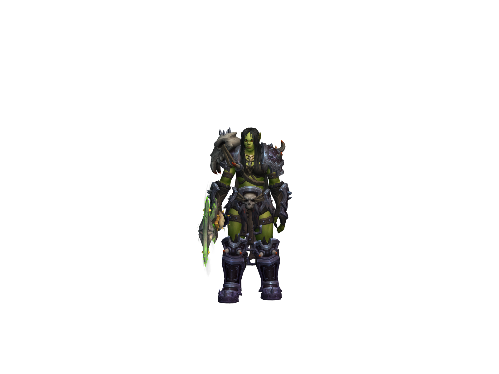 Outcasted 3D character render