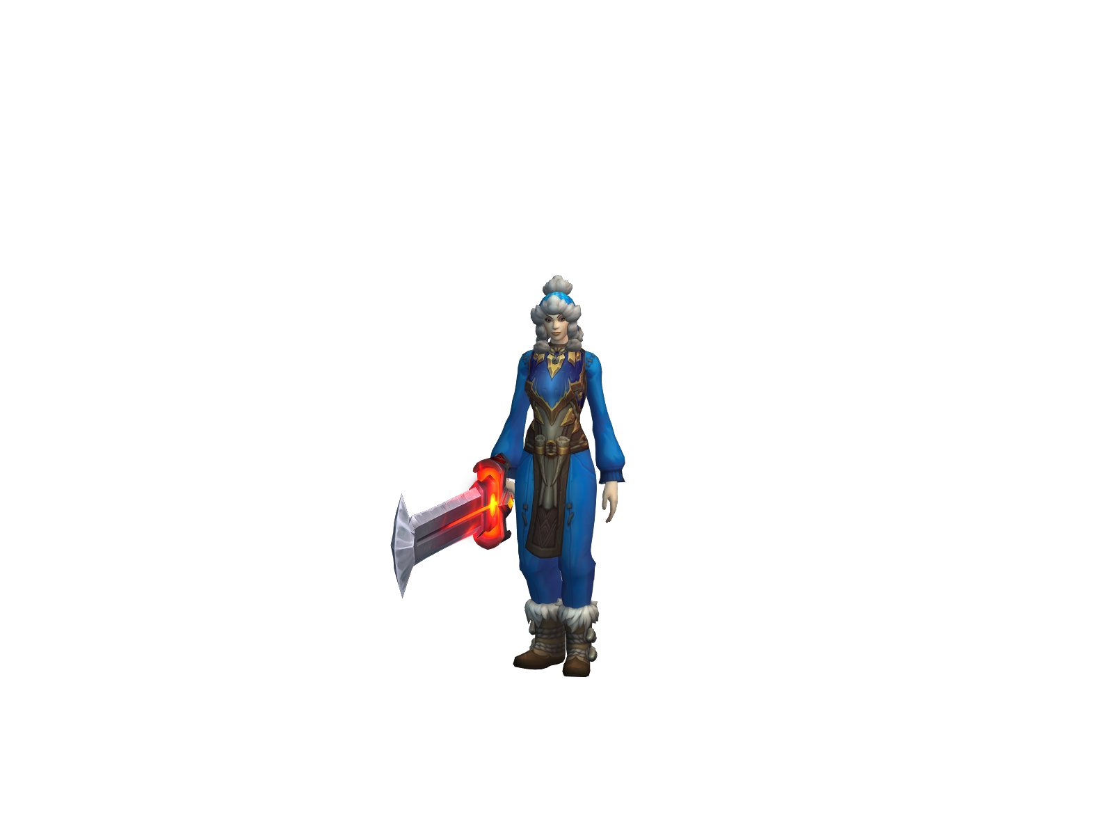 Chudhnt 3D character render