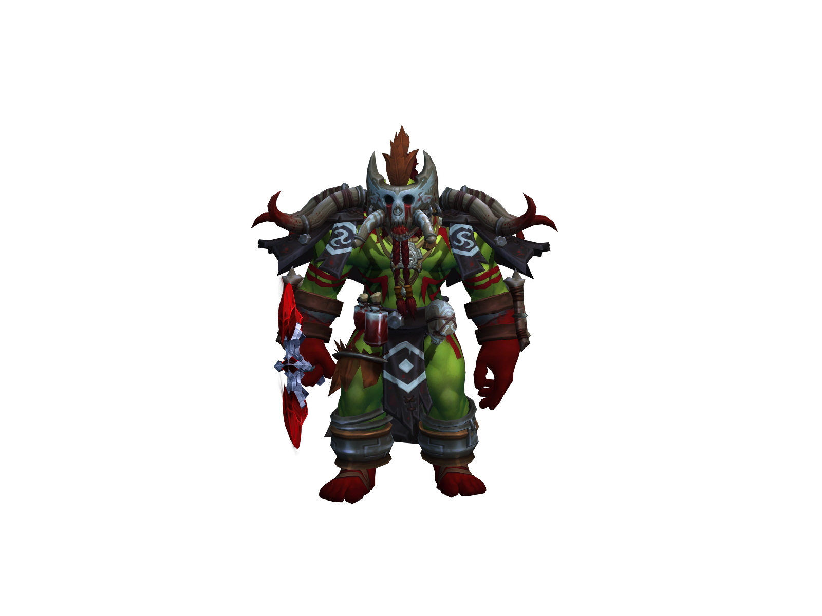 Treytøm 3D character render