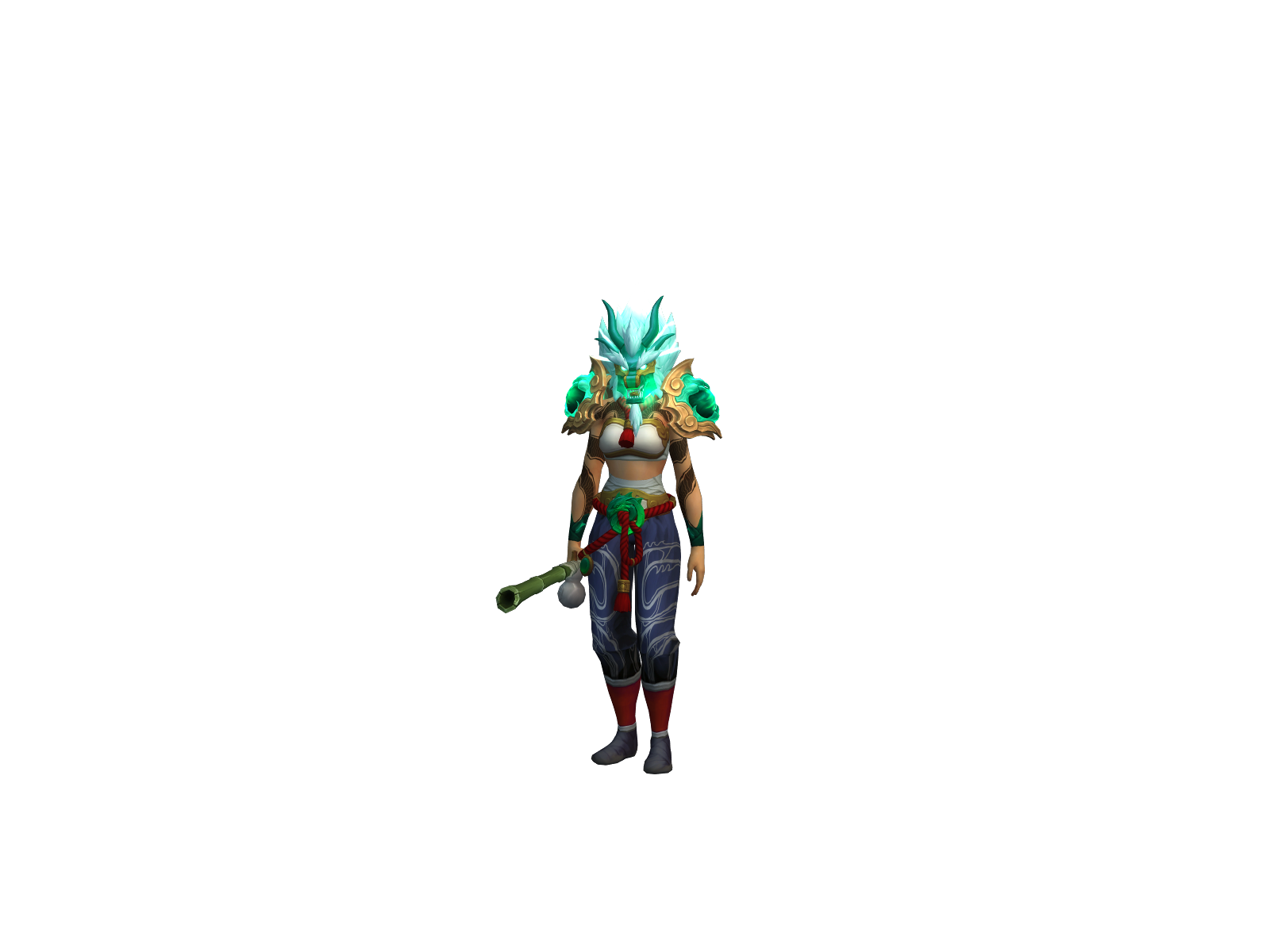 Yaba 3D character render