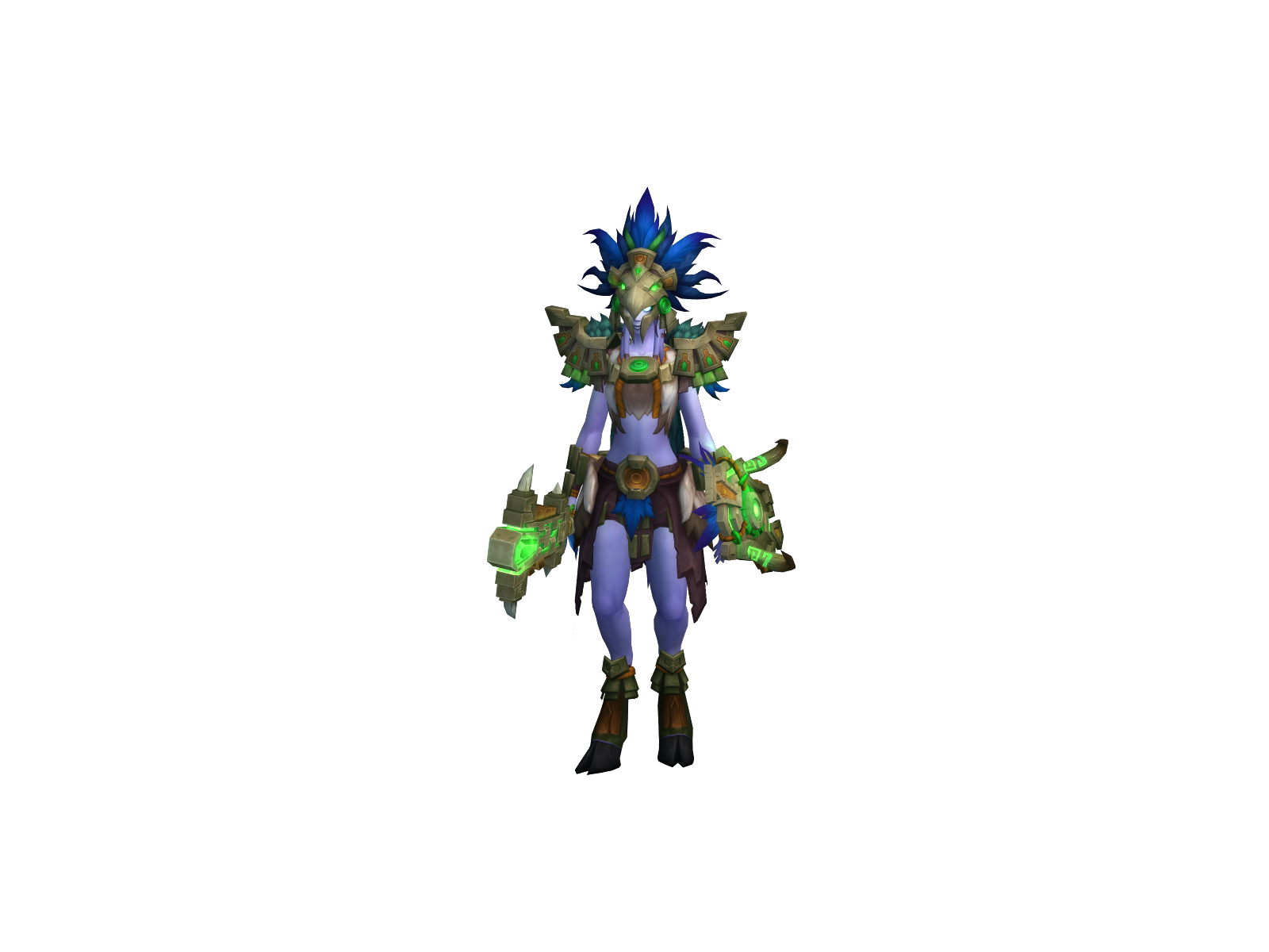 Shampeseta 3D character render
