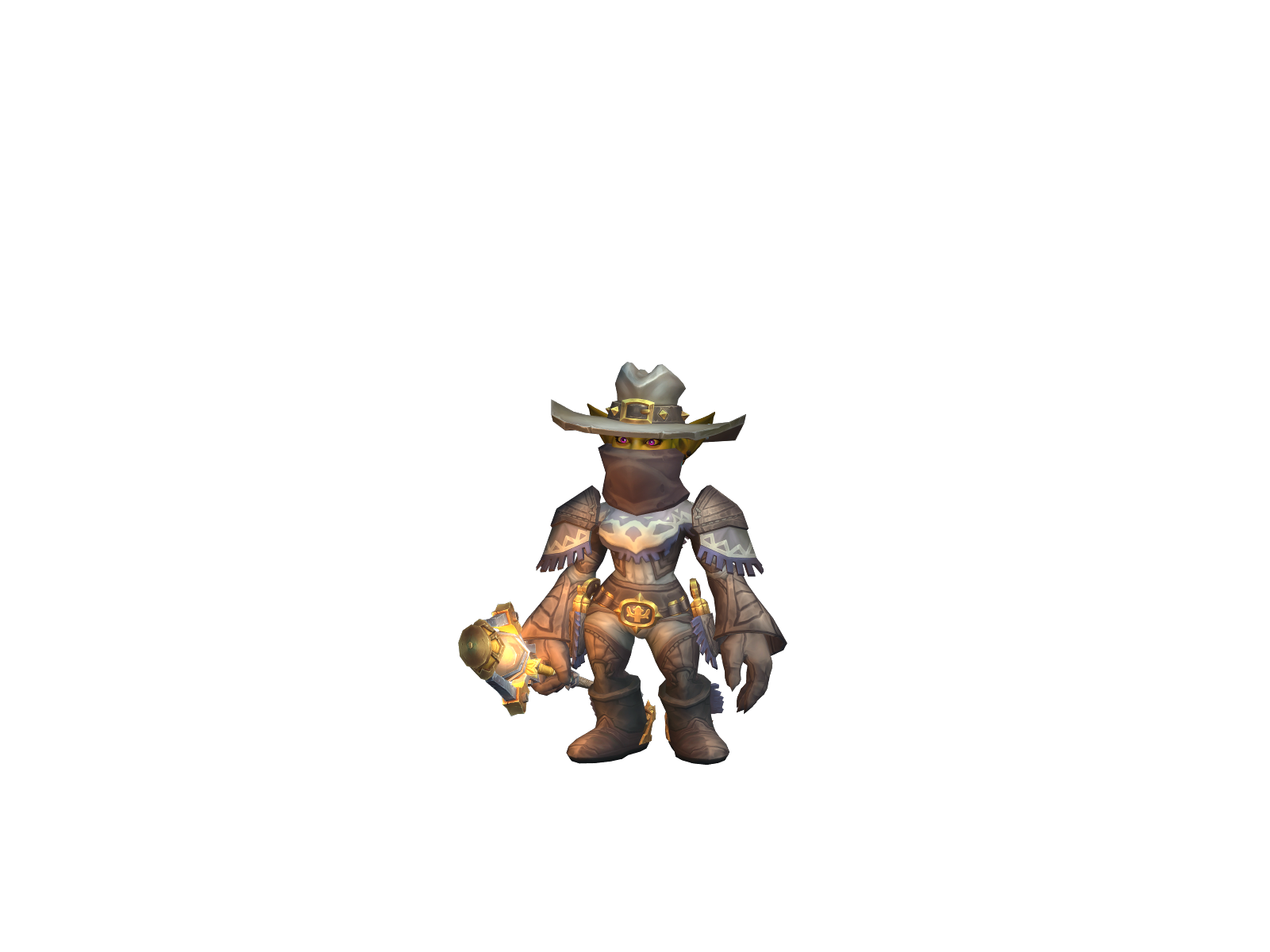 Shortie 3D character render