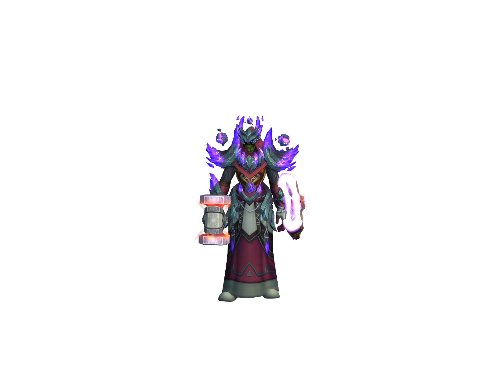 Hellatotems 3D character render