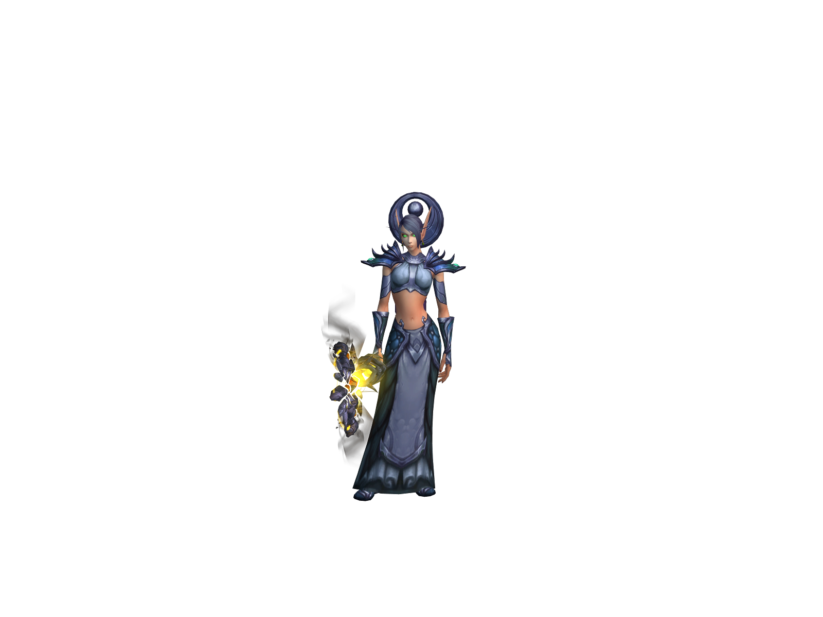 Violetica 3D character render