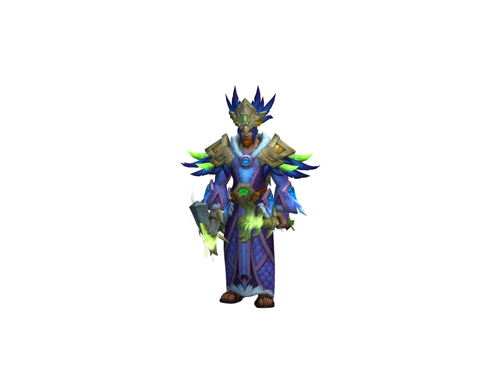Frostybird 3D character render