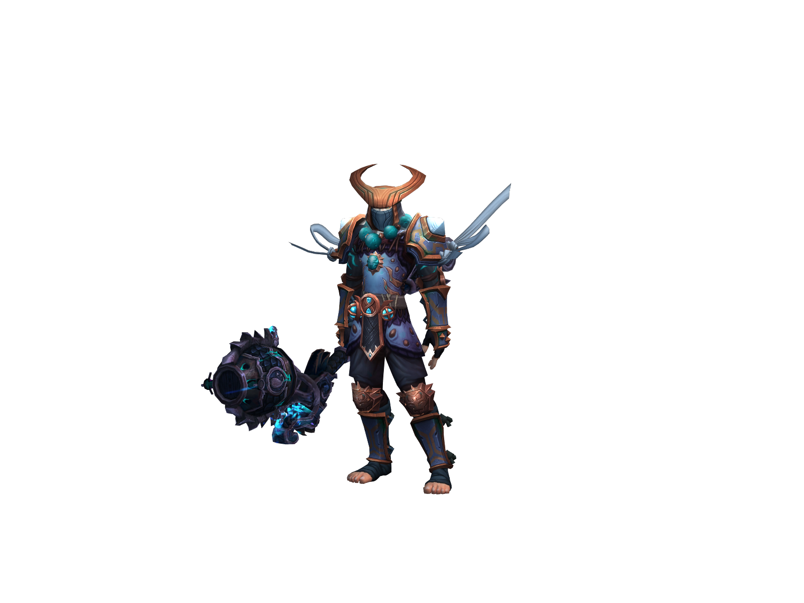 Yonbimaru 3D character render
