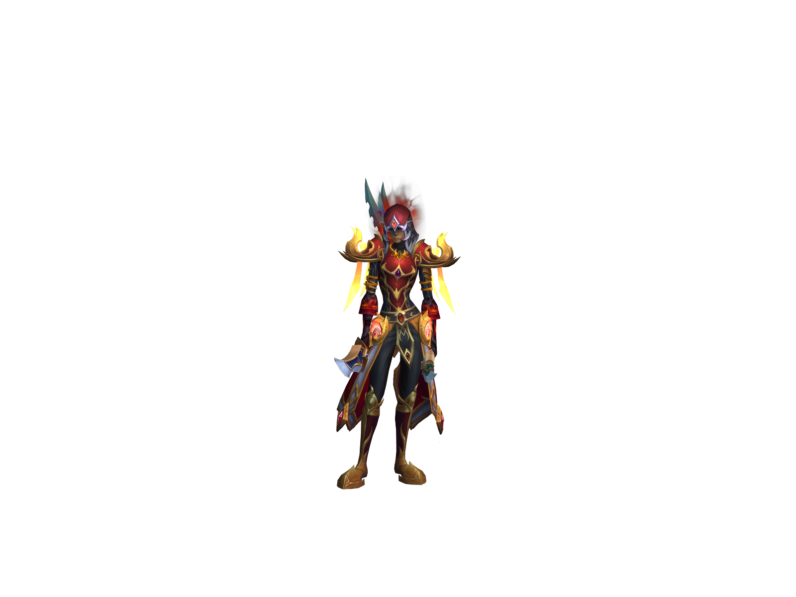 Hibred 3D character render