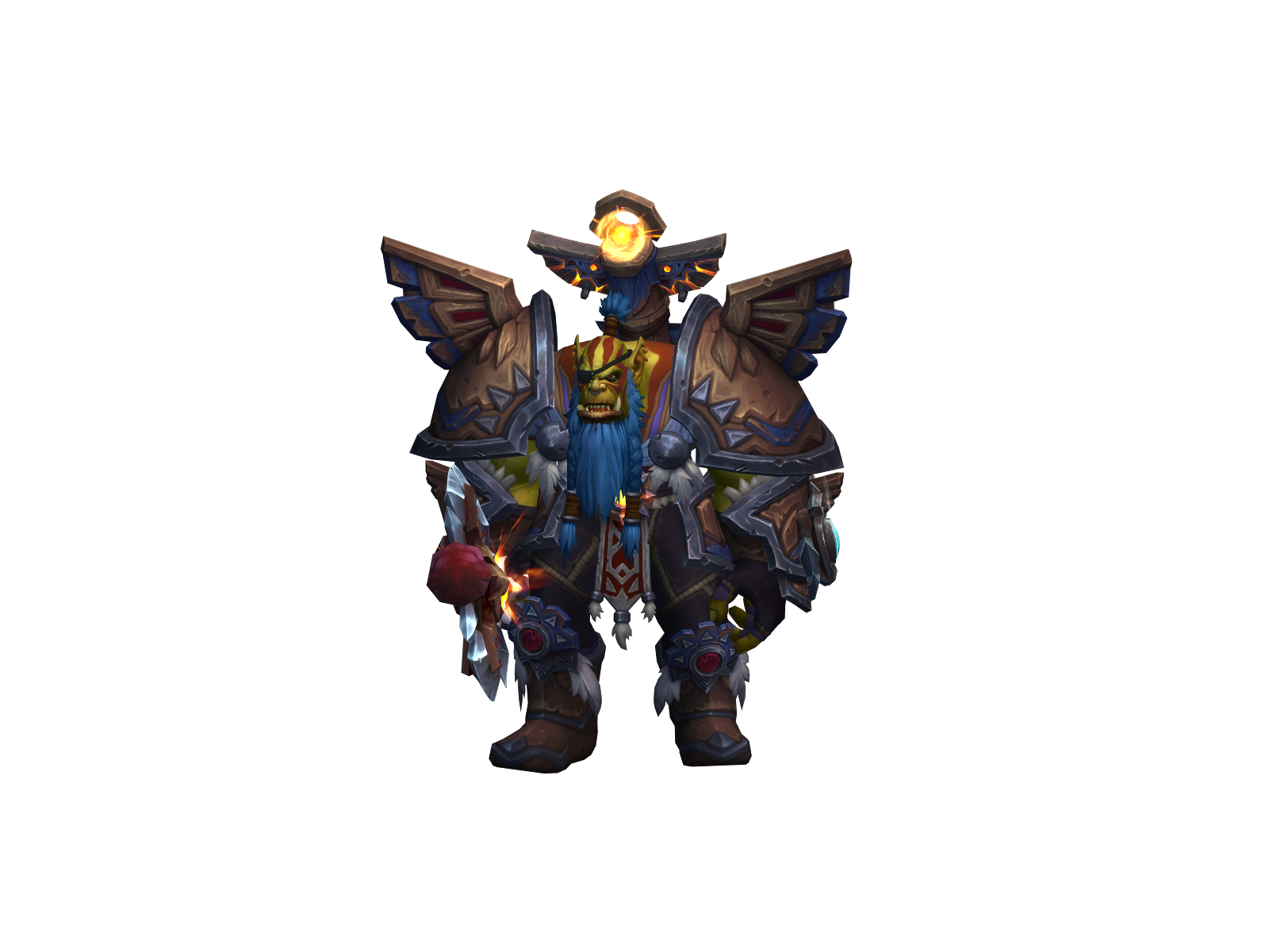 Rustleaf 3D character render