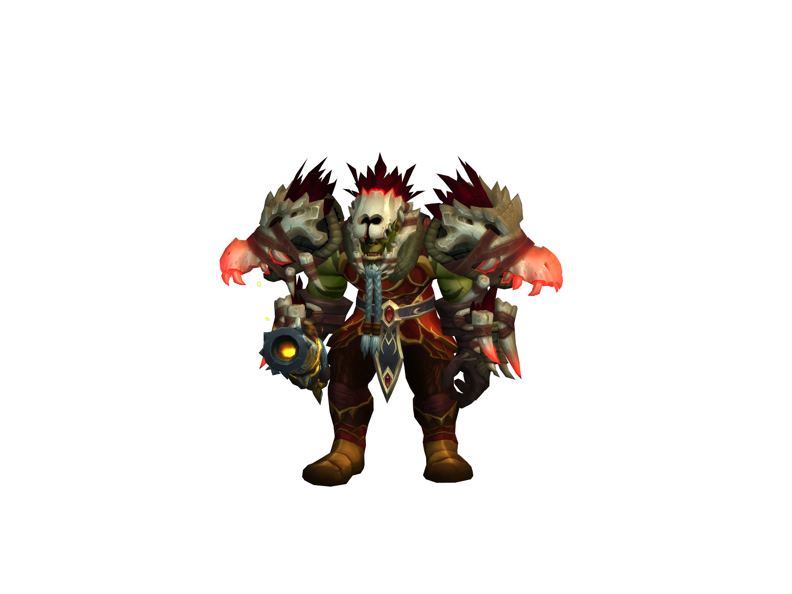 Bigblakbow 3D character render