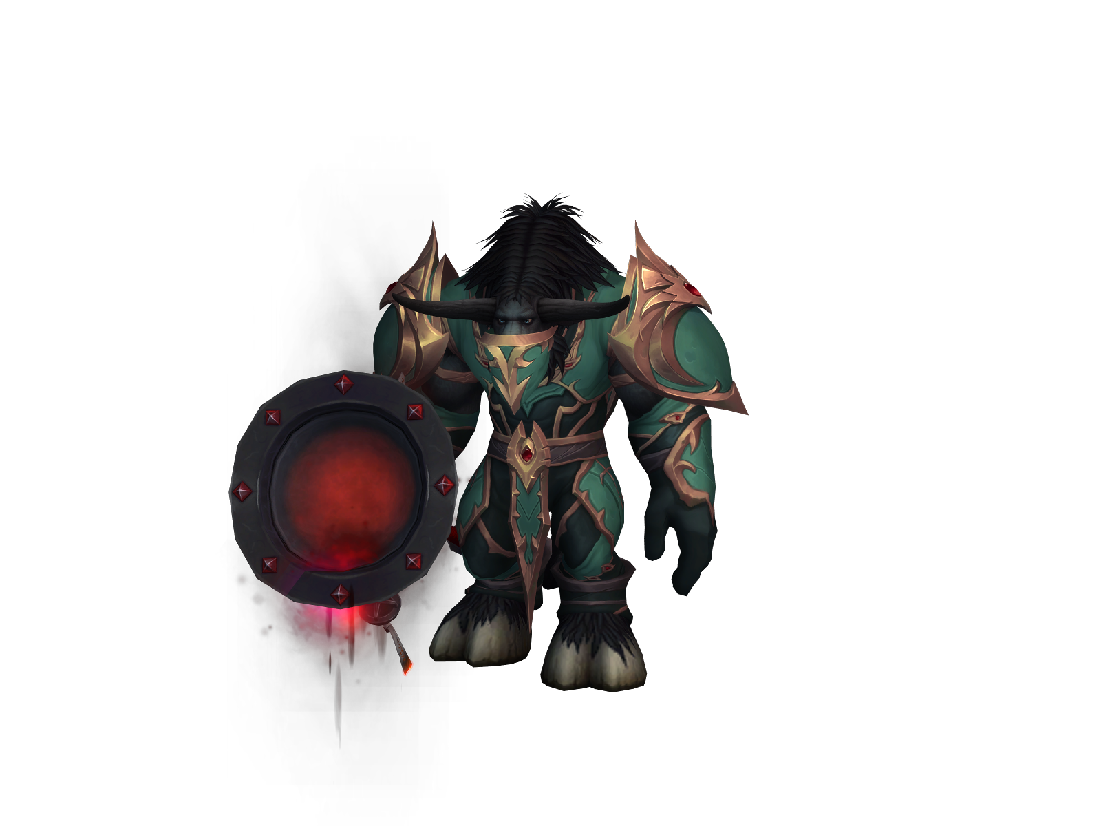 Emaciato 3D character render