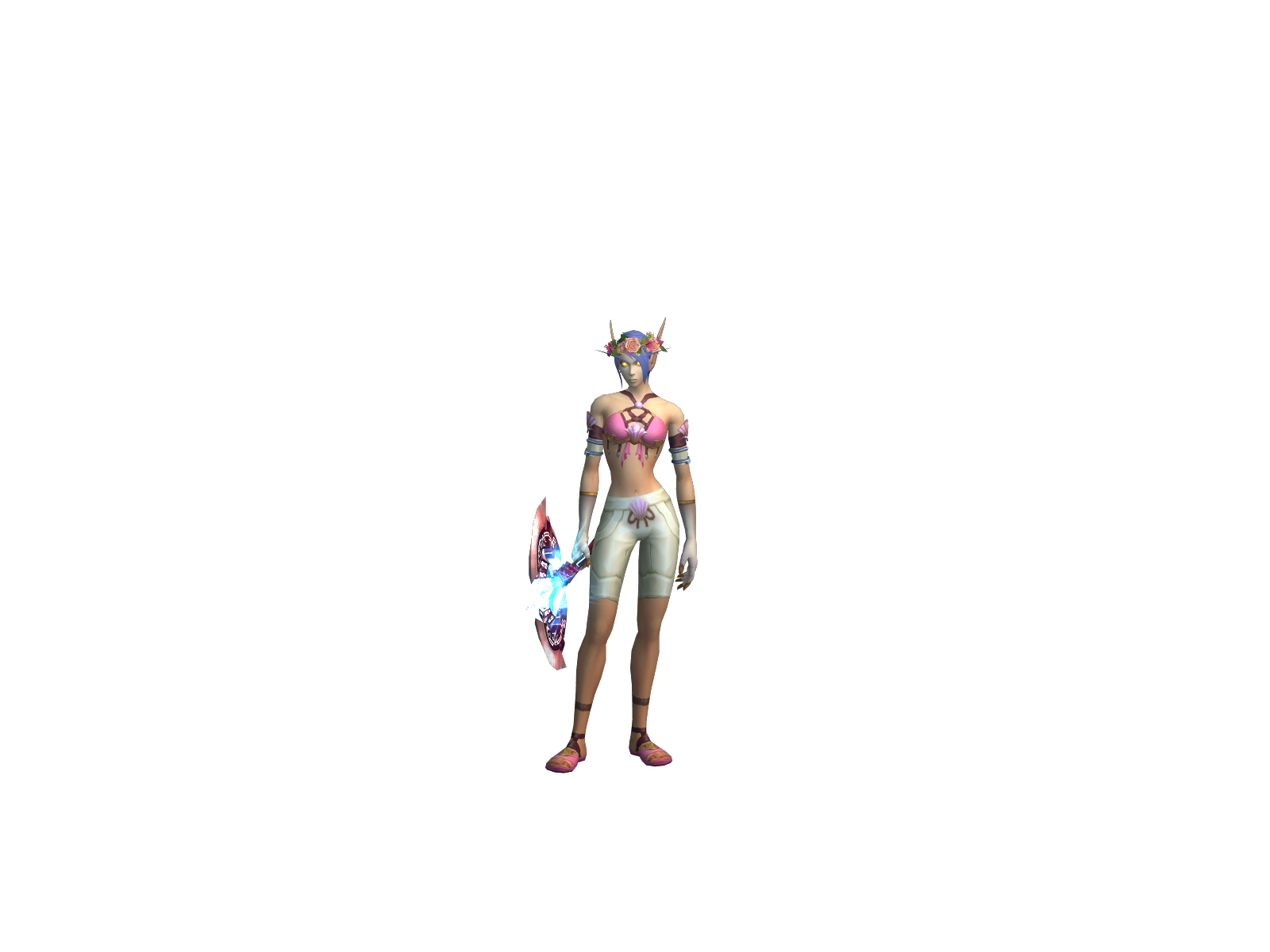 Atana 3D character render