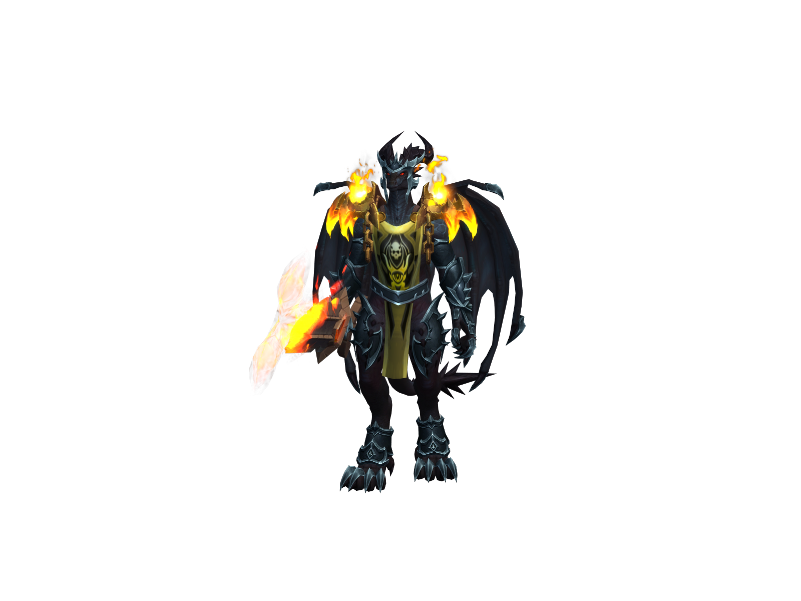 Dezath 3D character render