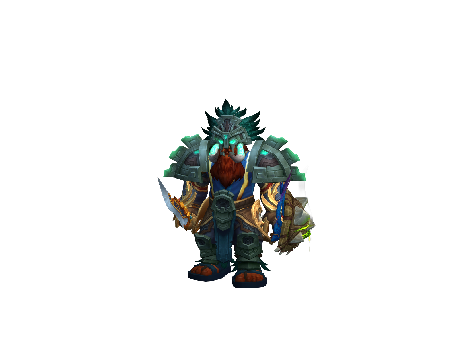 Beanbins 3D character render