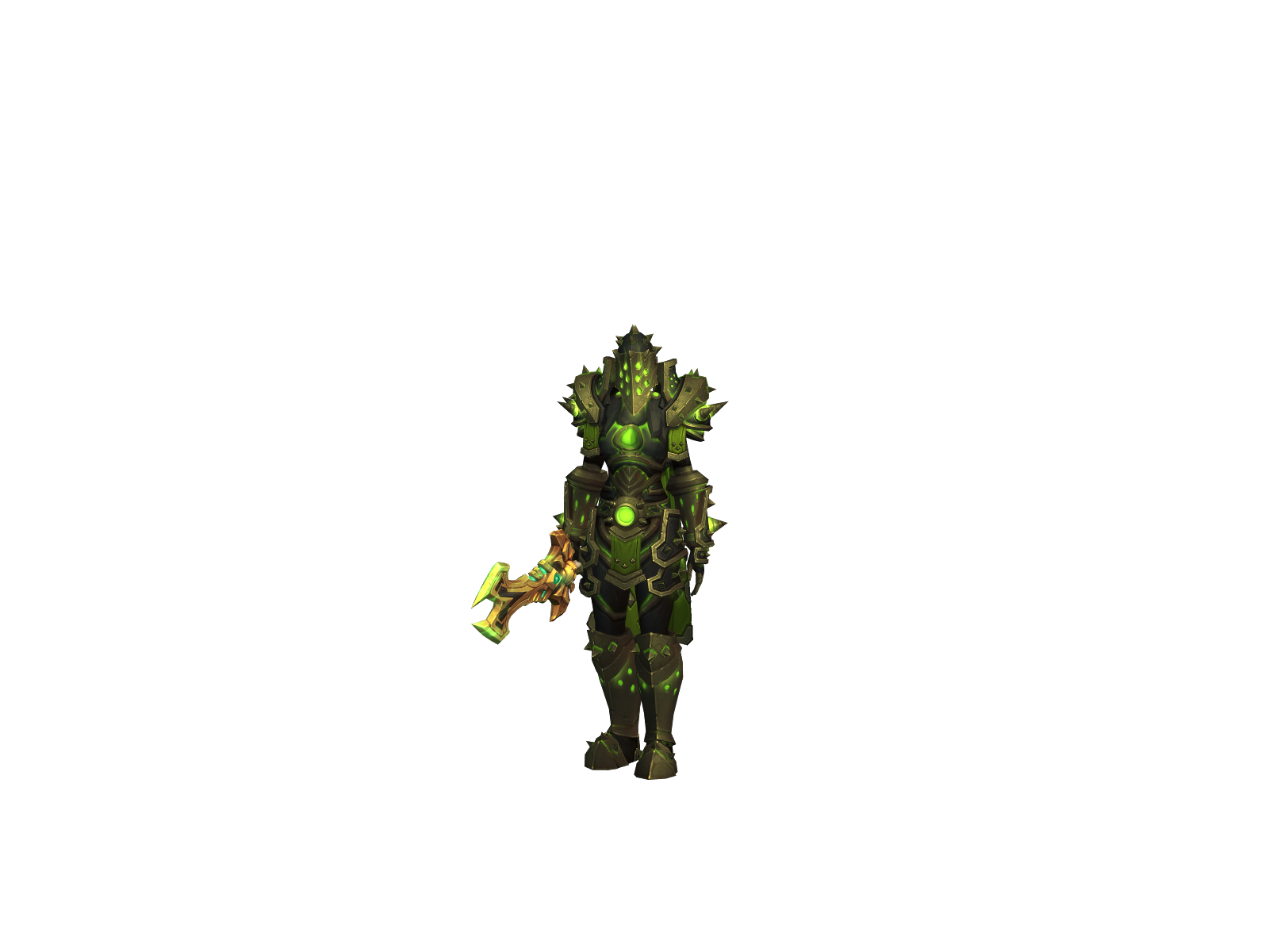 Warnobdy 3D character render
