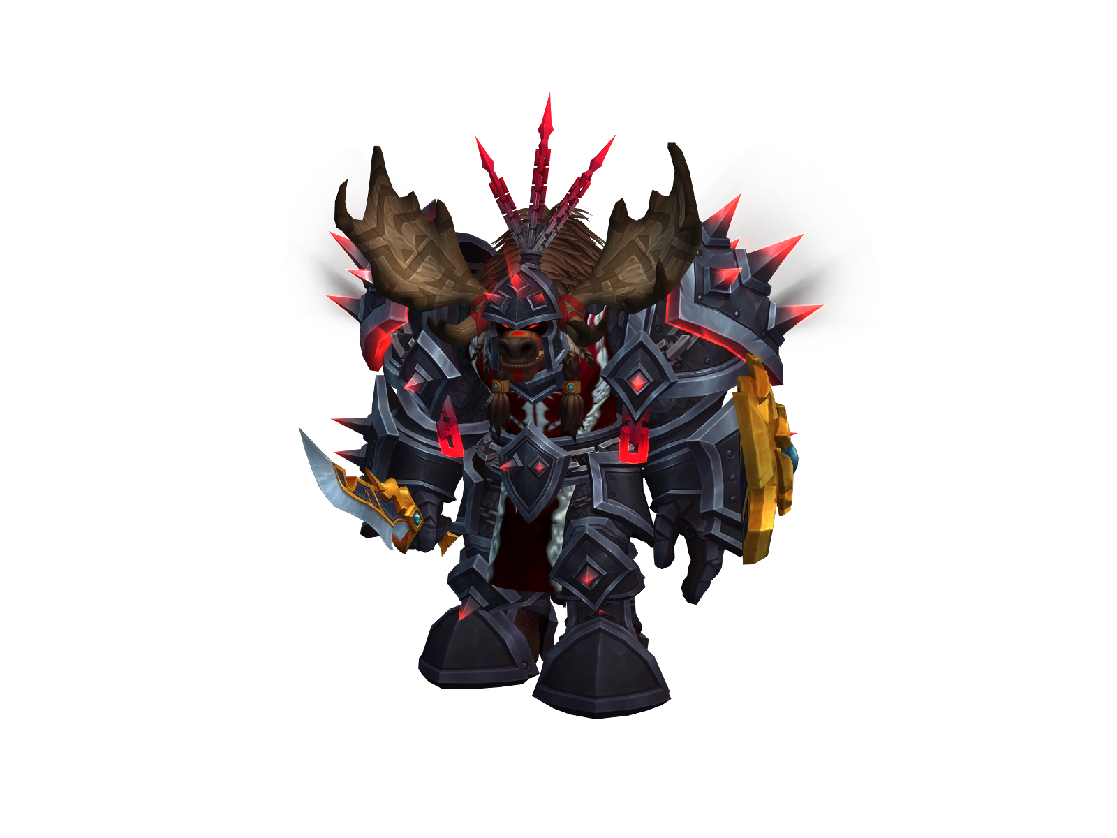 Hornprot 3D character render