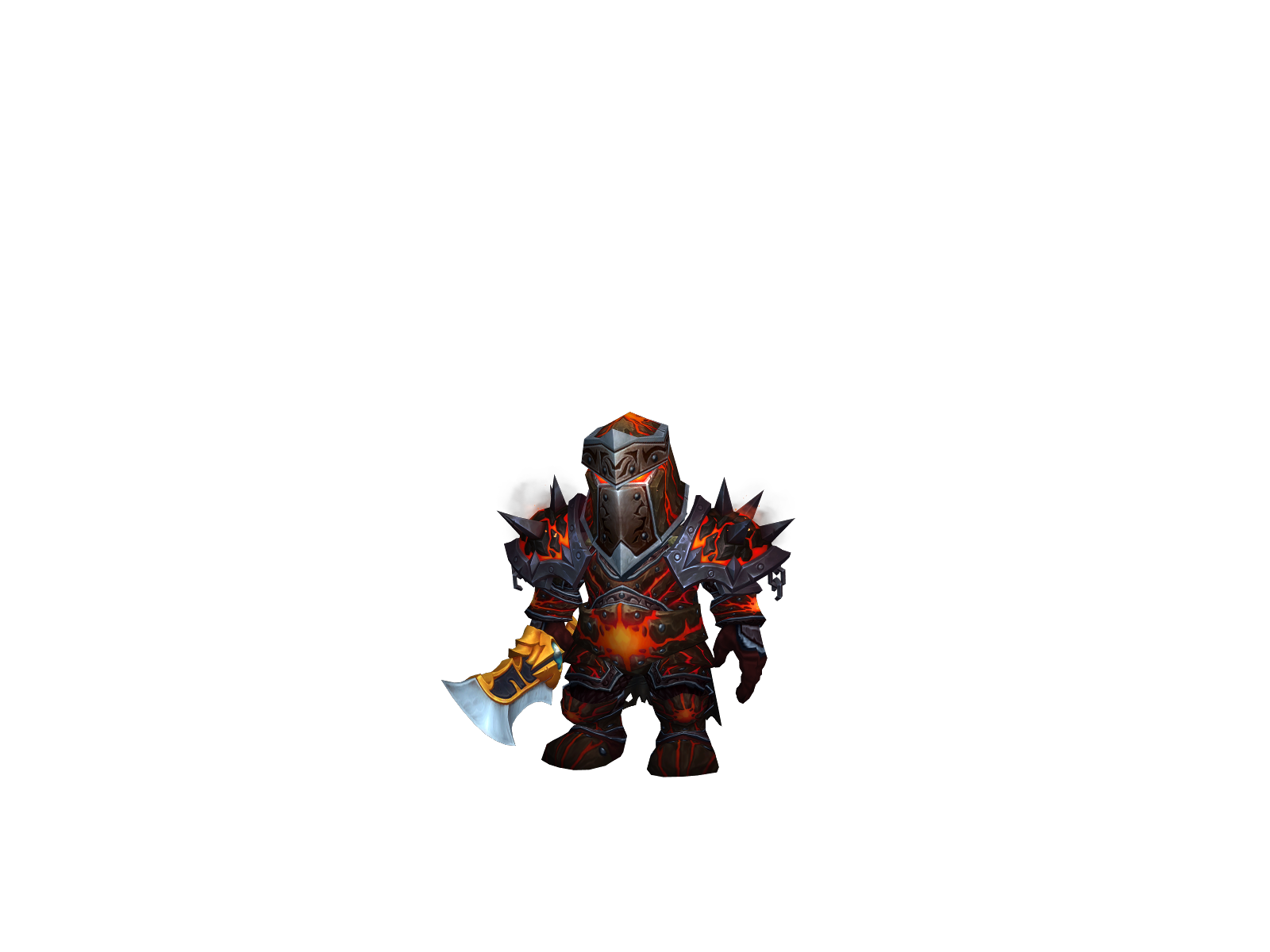 Gnomechad 3D character render