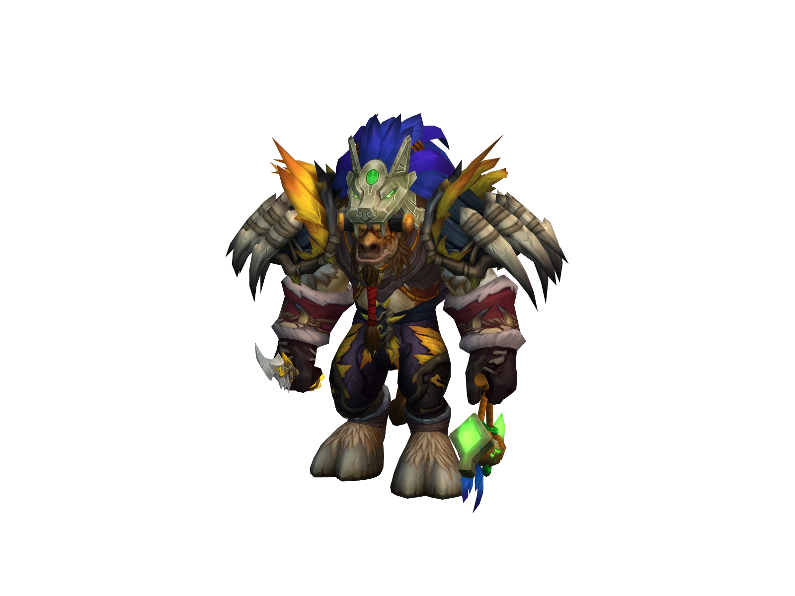 Greenstuff 3D character render