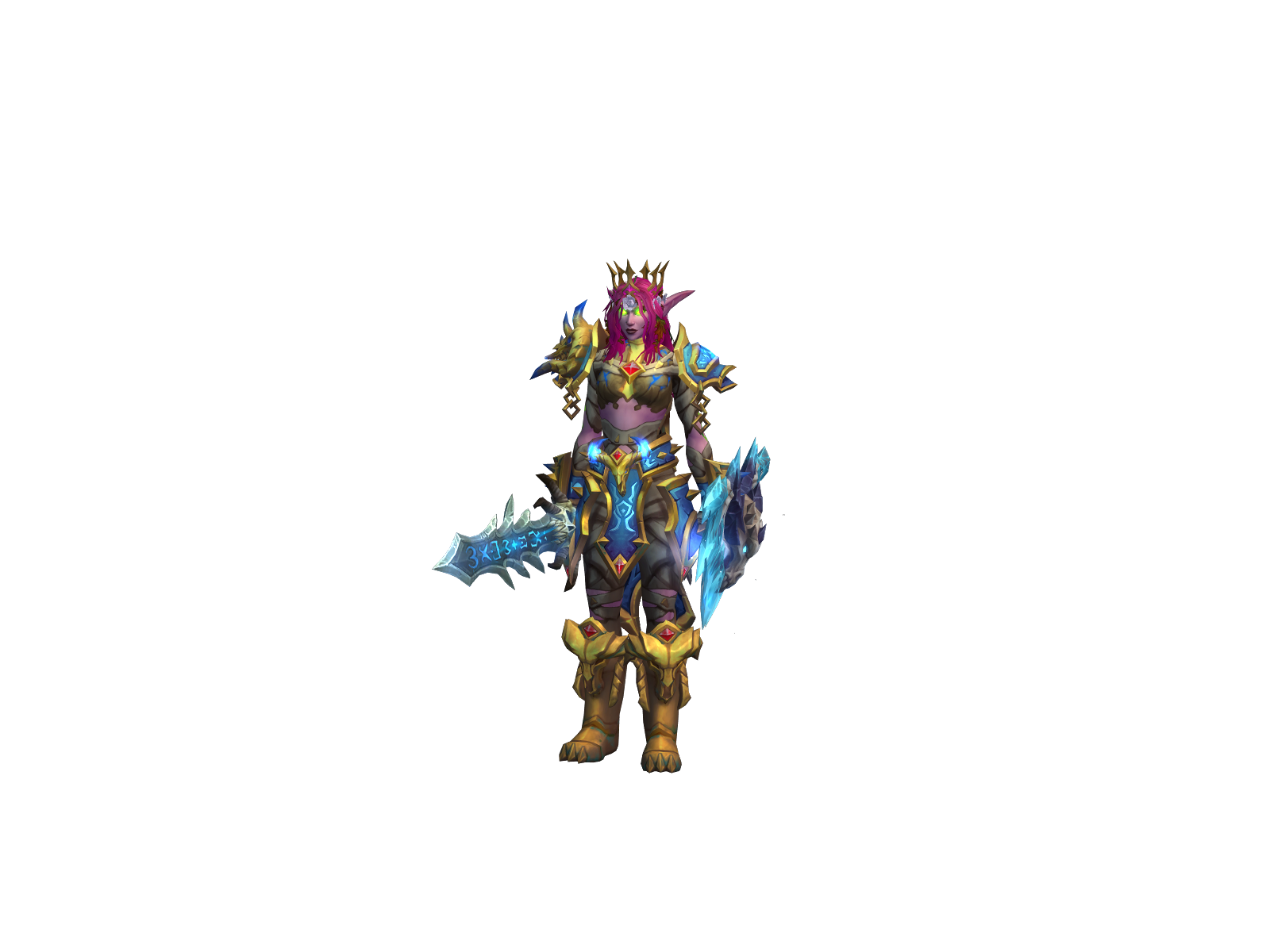 Tamarr 3D character render