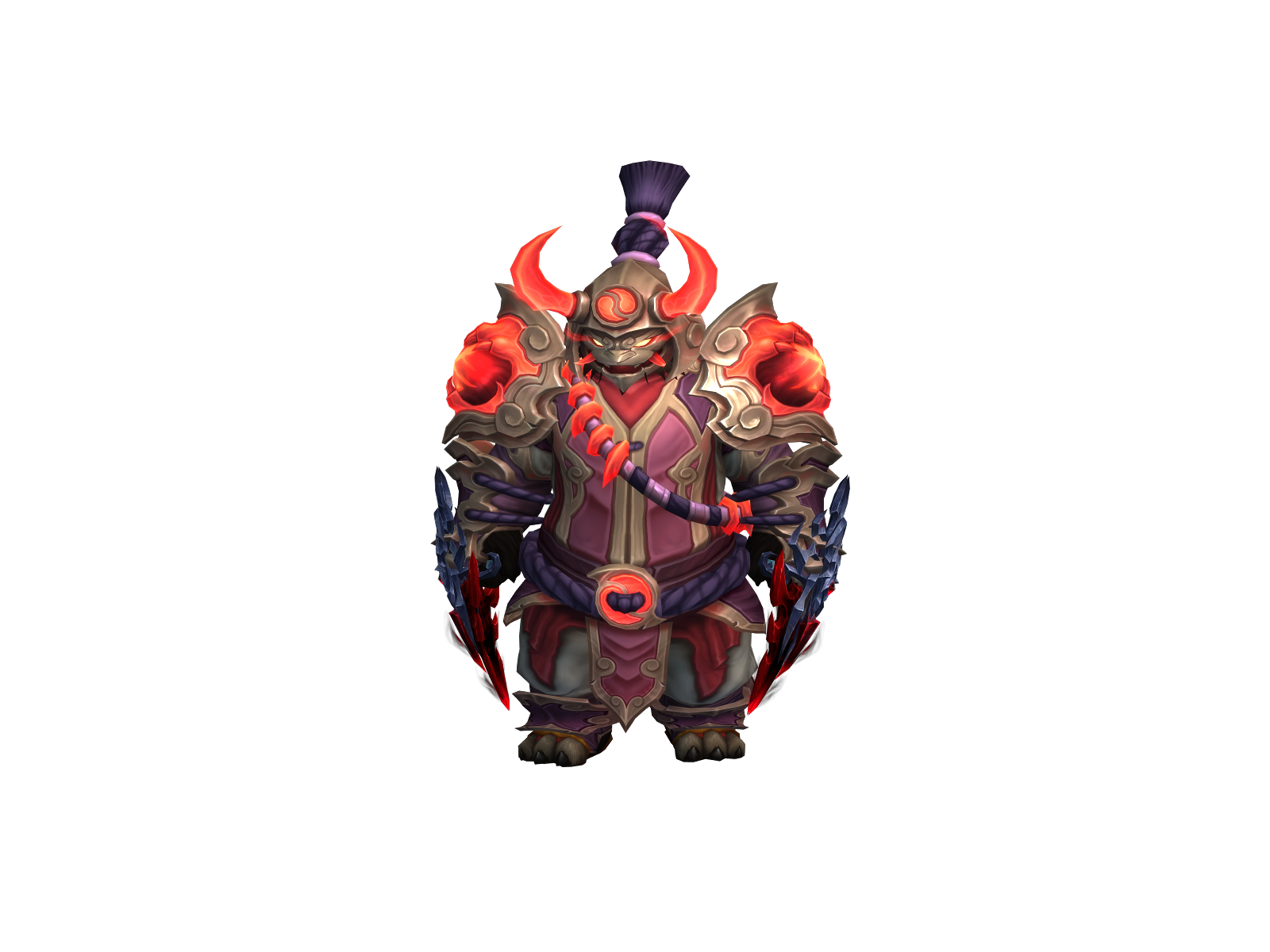 Pandamønium 3D character render
