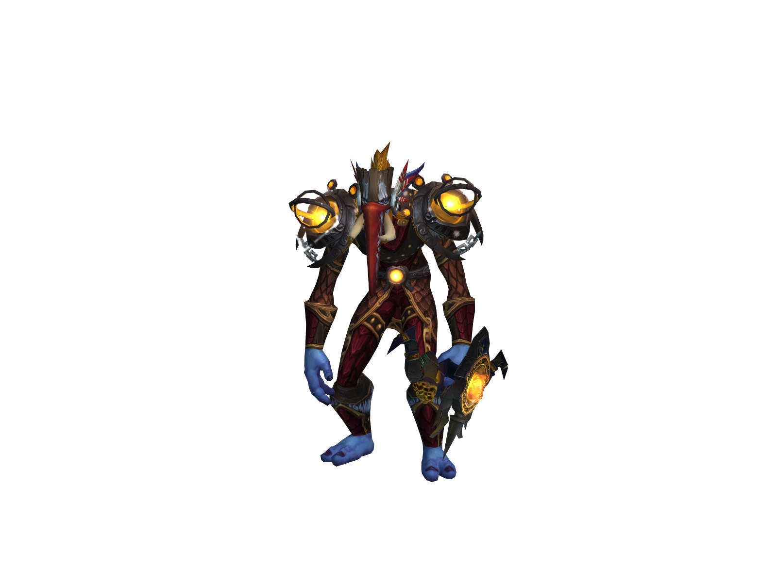 Garabog 3D character render