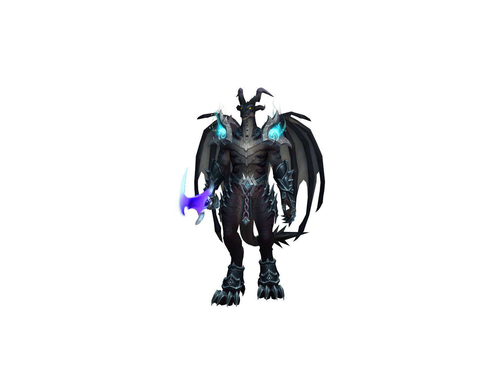 Evogauche 3D character render