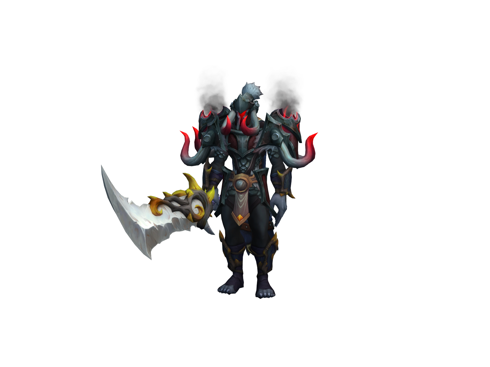 Raigai 3D character render