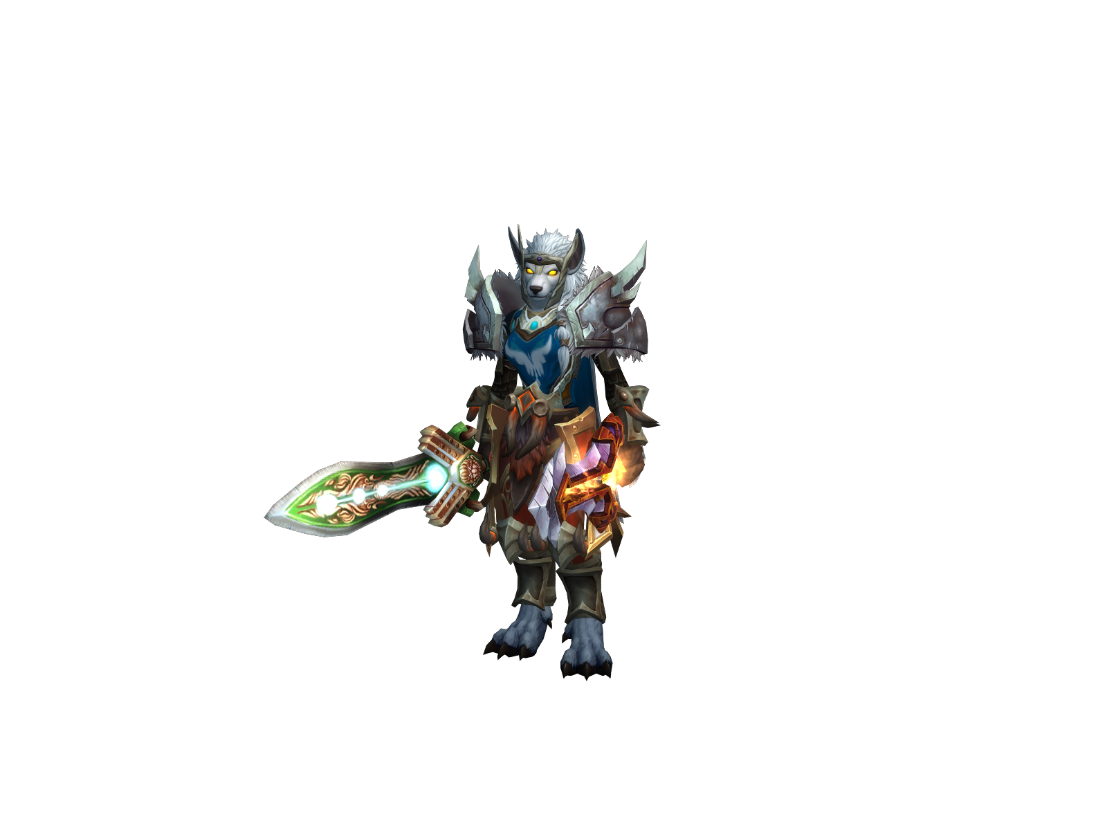 Furyiorsrace 3D character render