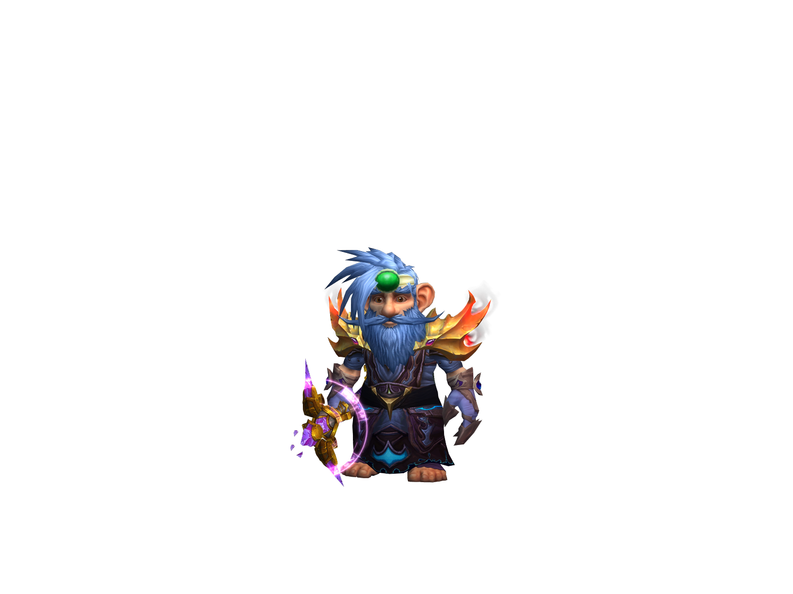 Wizspell 3D character render