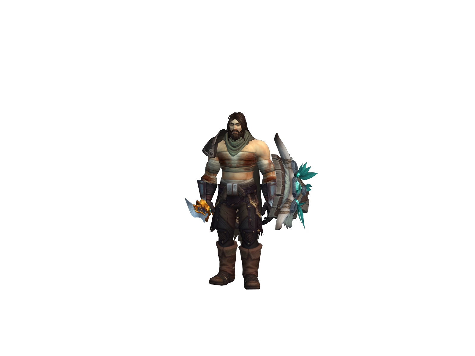 Seneca 3D character render