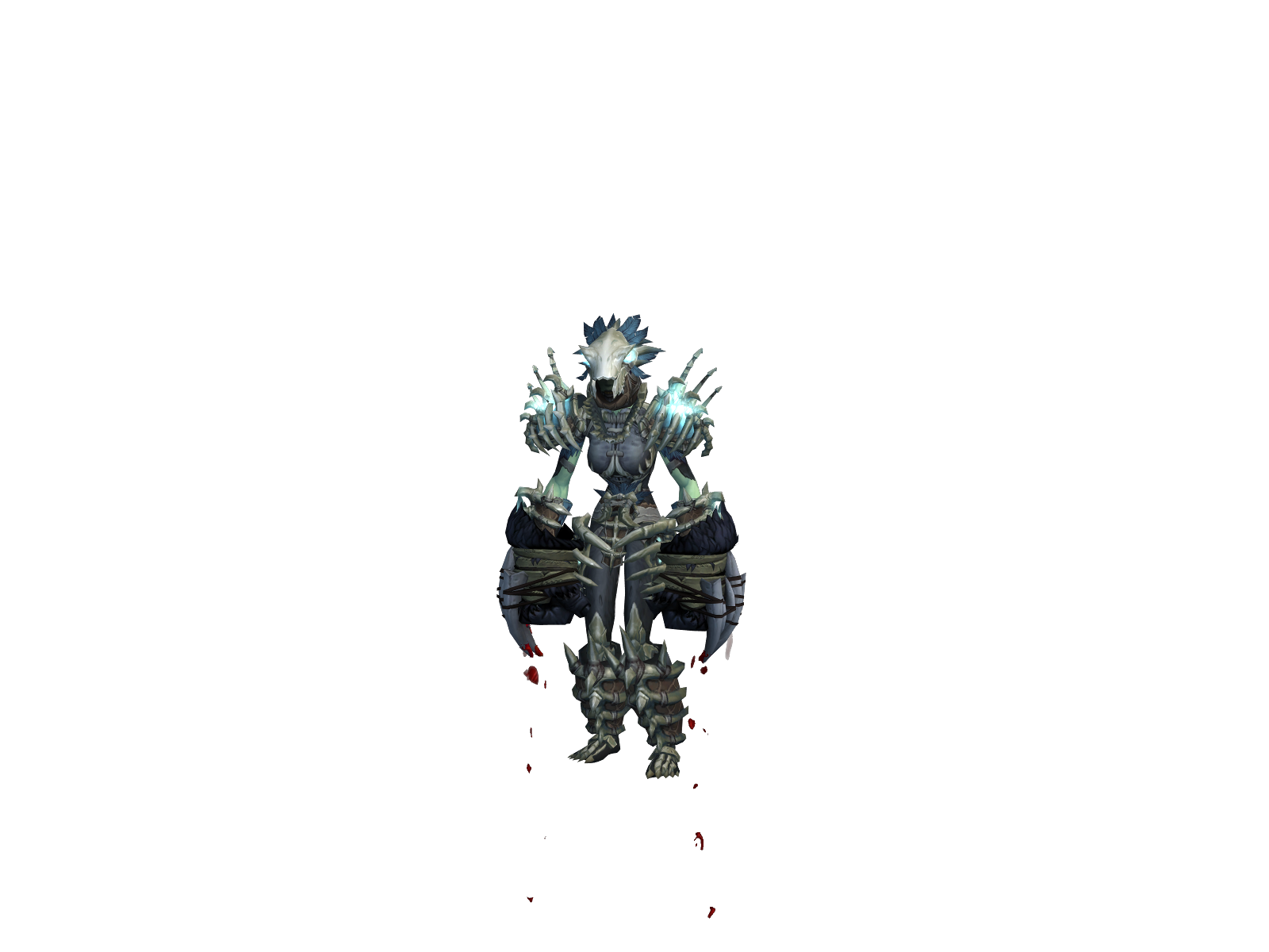 Zombbch 3D character render