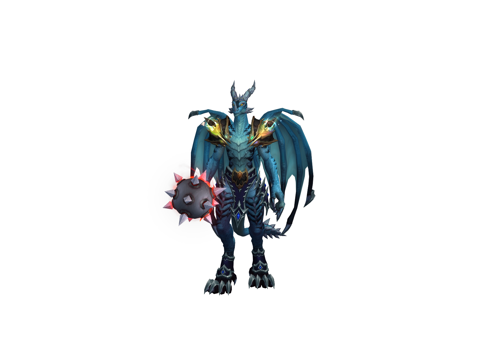 Puffdragon 3D character render