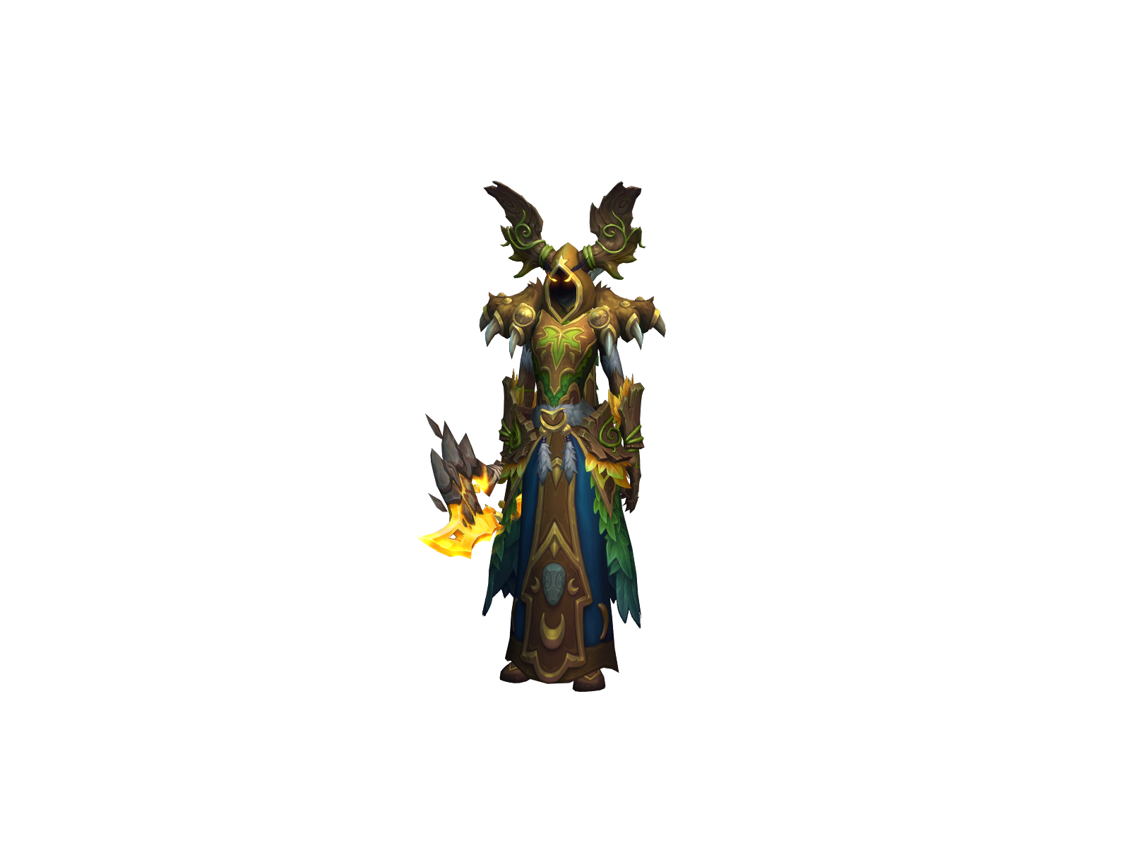 Naturewrath 3D character render
