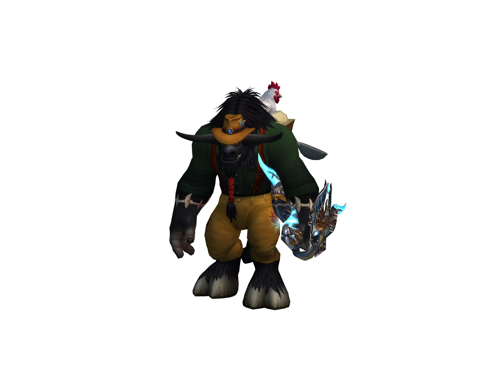 Lagginwaggin 3D character render