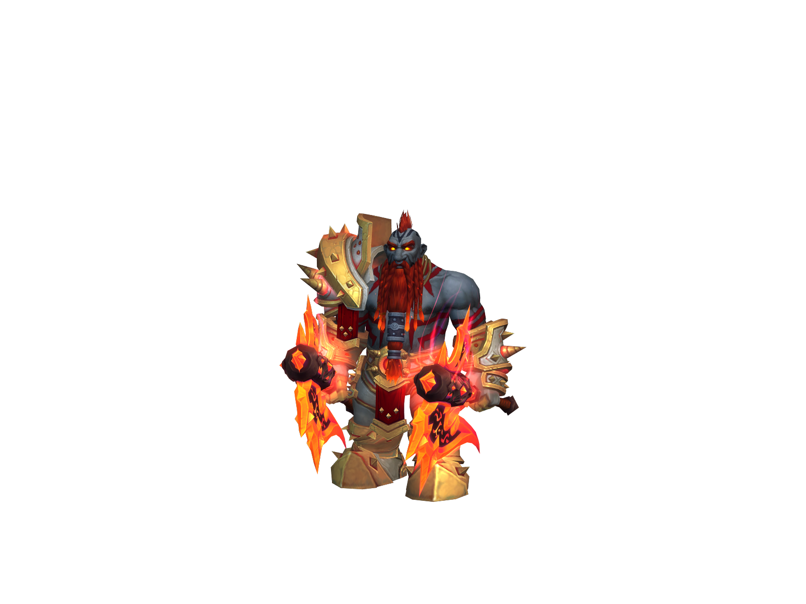 Trenfury 3D character render