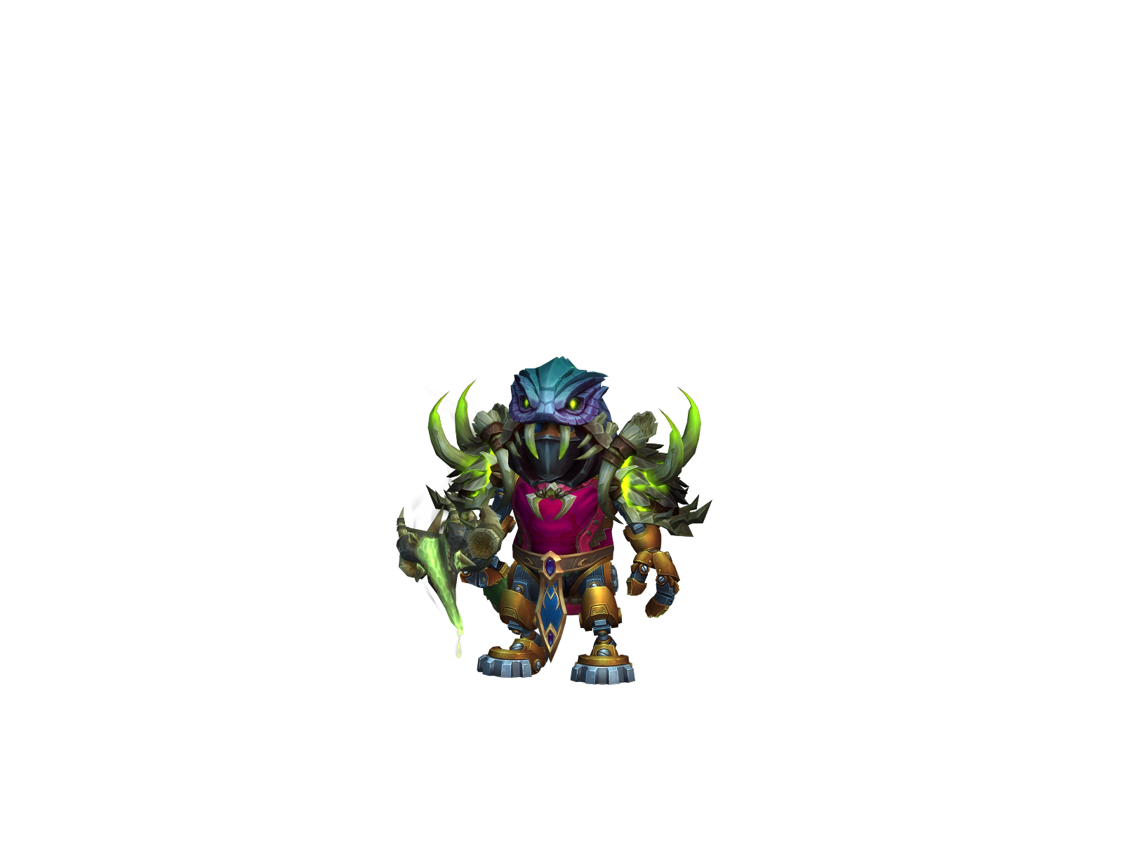 Minigunn 3D character render