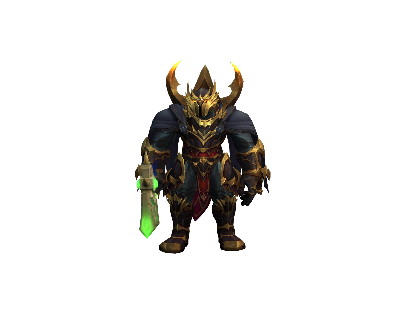 Angree 3D character render