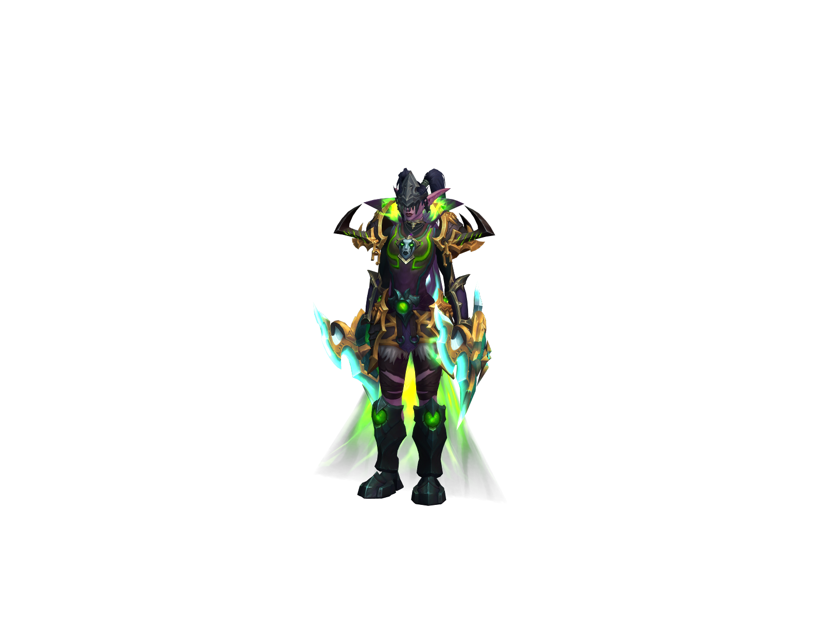Demonburst 3D character render
