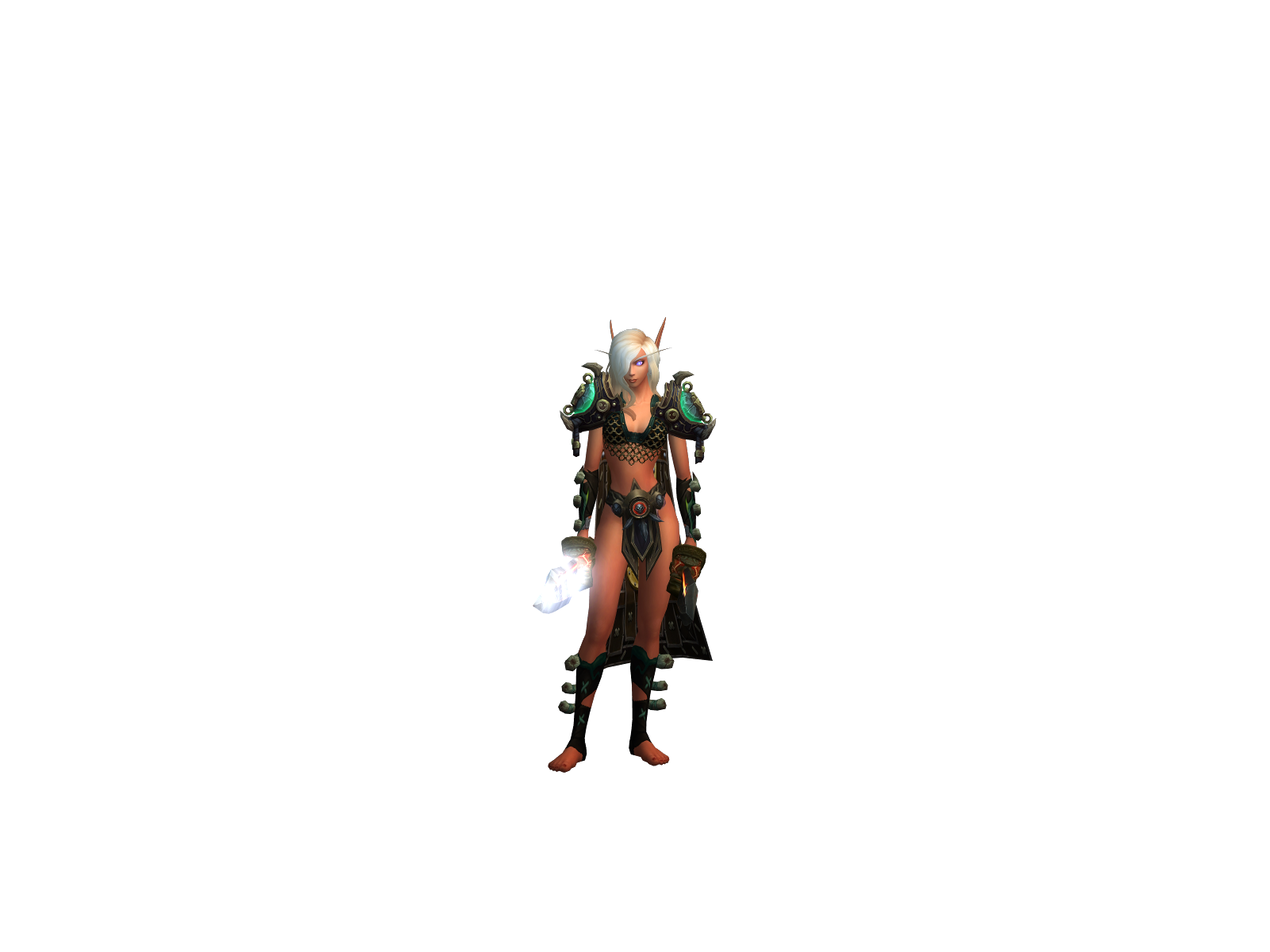 Medalara 3D character render
