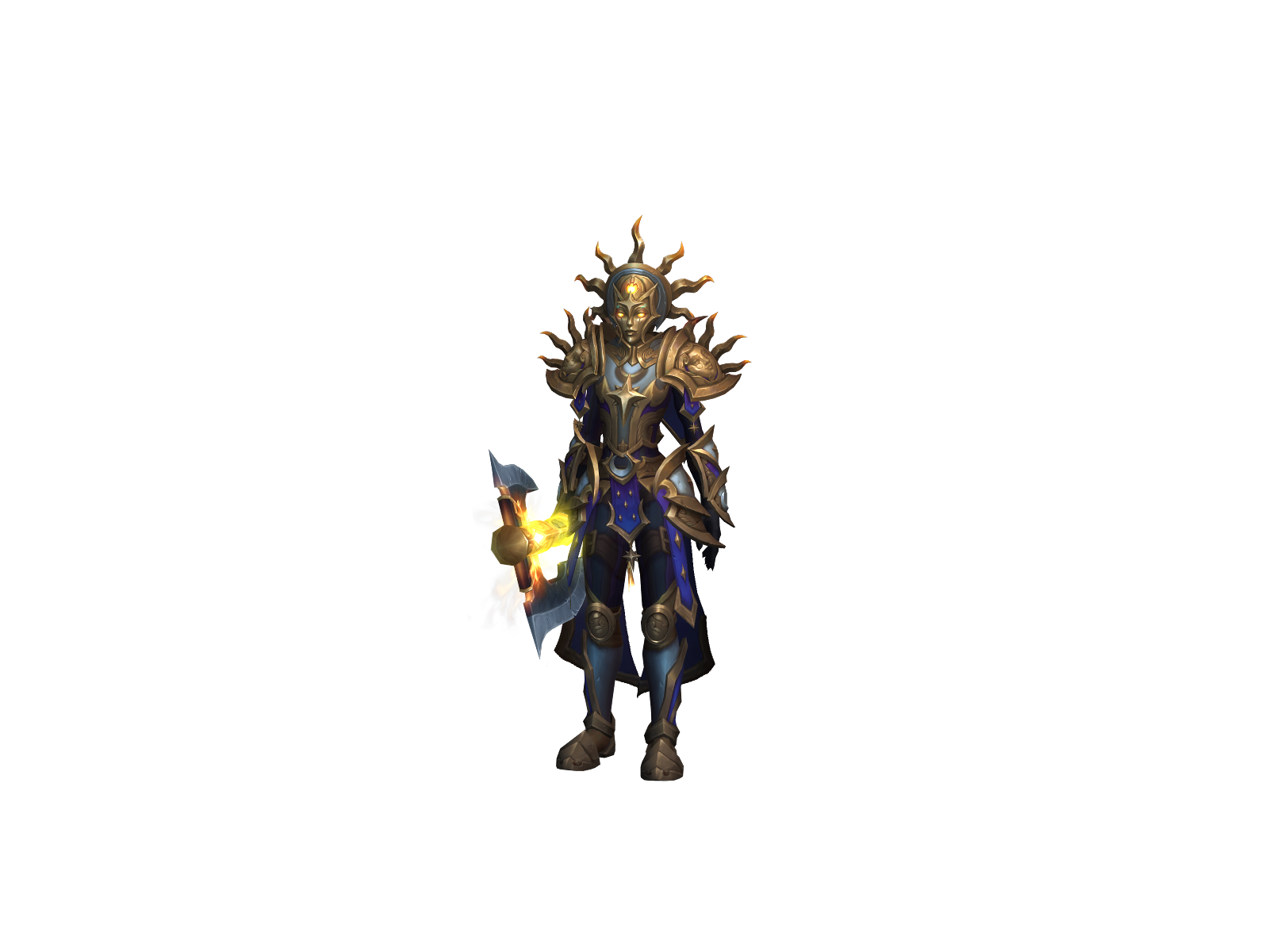 Aelunara 3D character render
