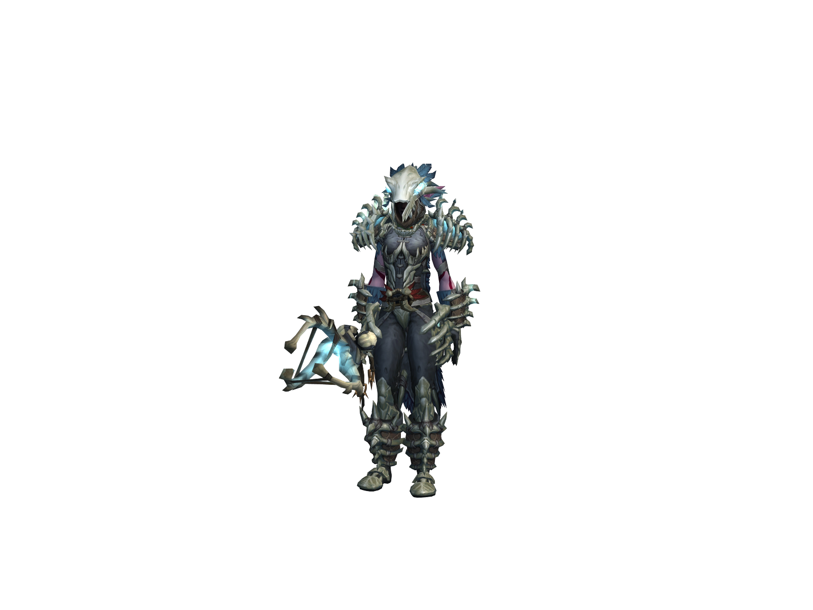 Bendable 3D character render