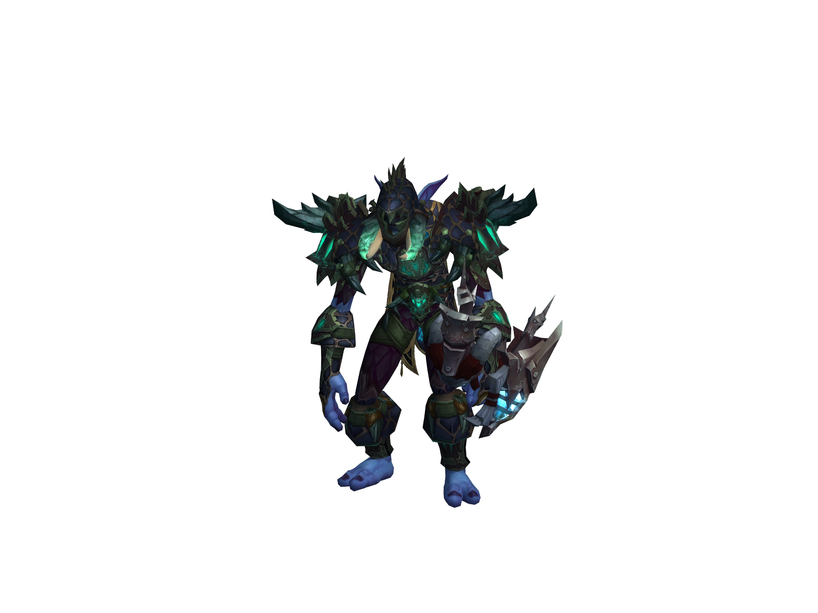 Haktroz 3D character render