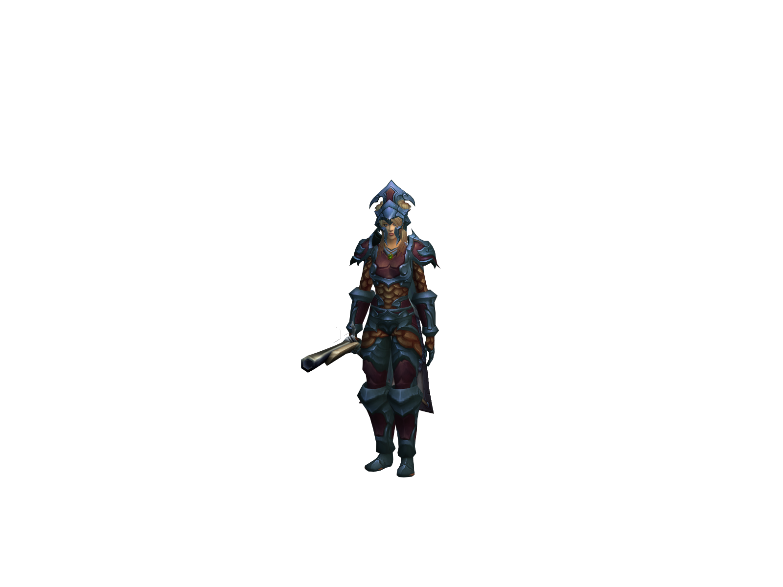 Talissah 3D character render
