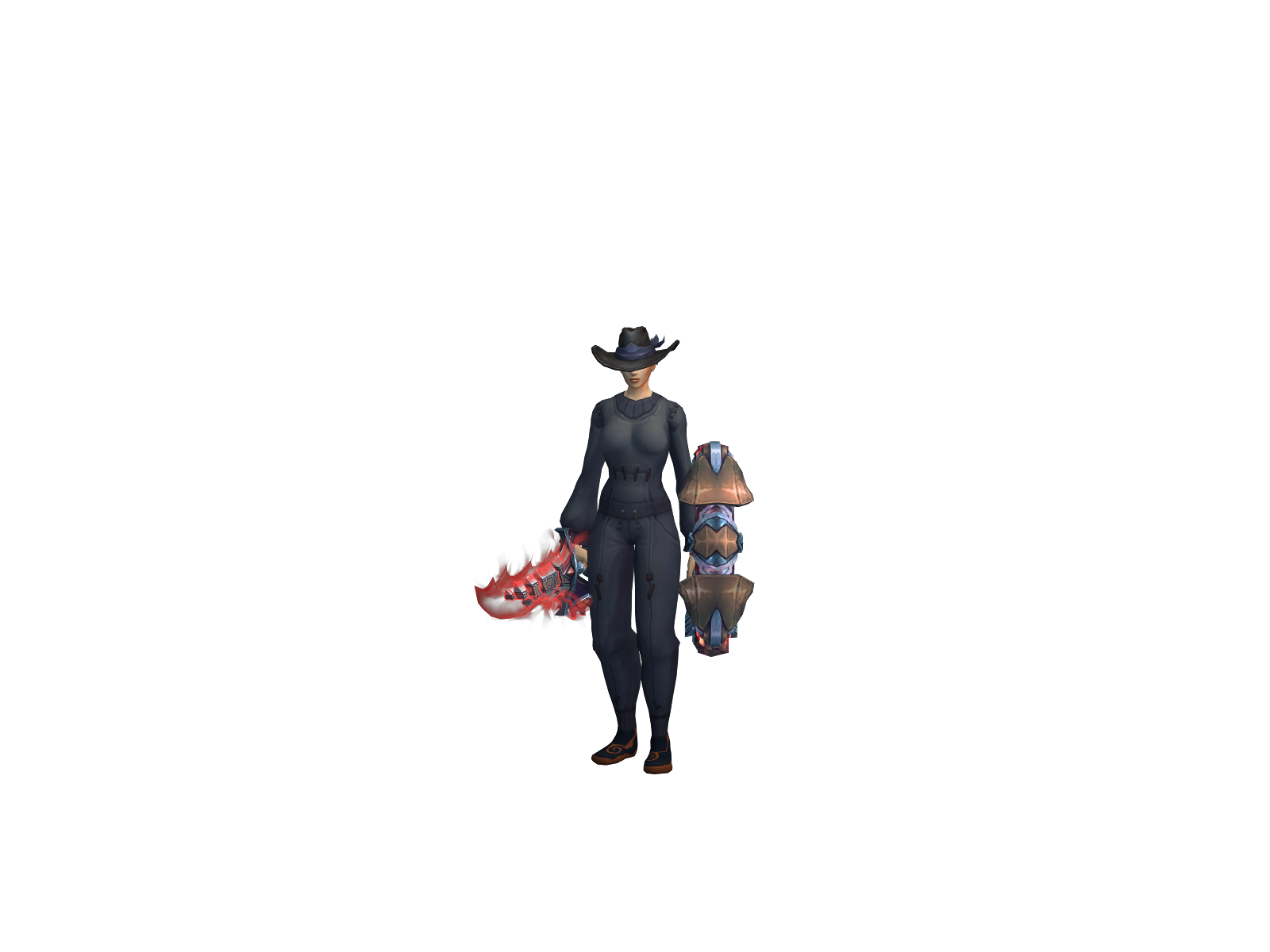 Zona 3D character render