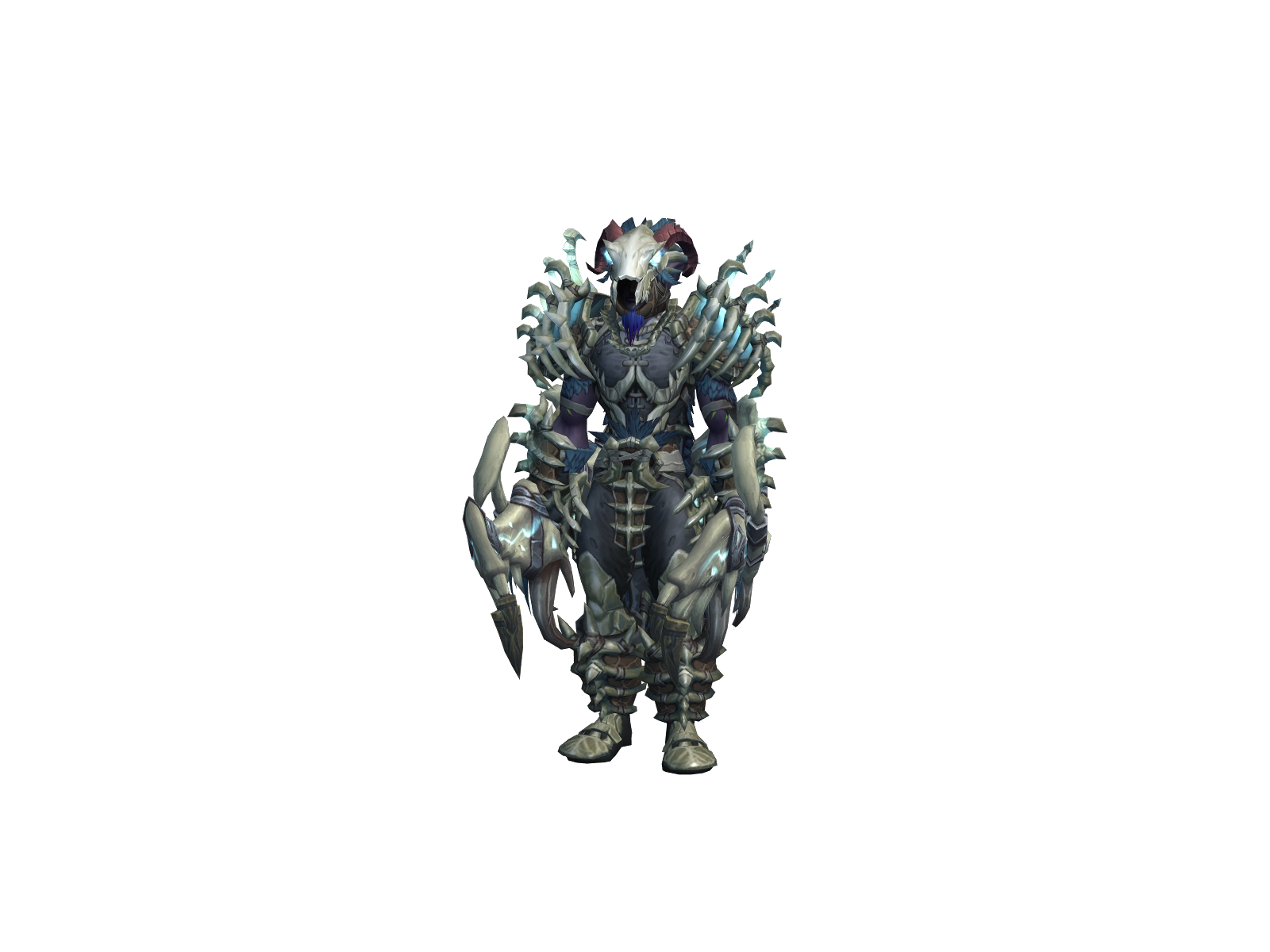 Hooksdemon 3D character render