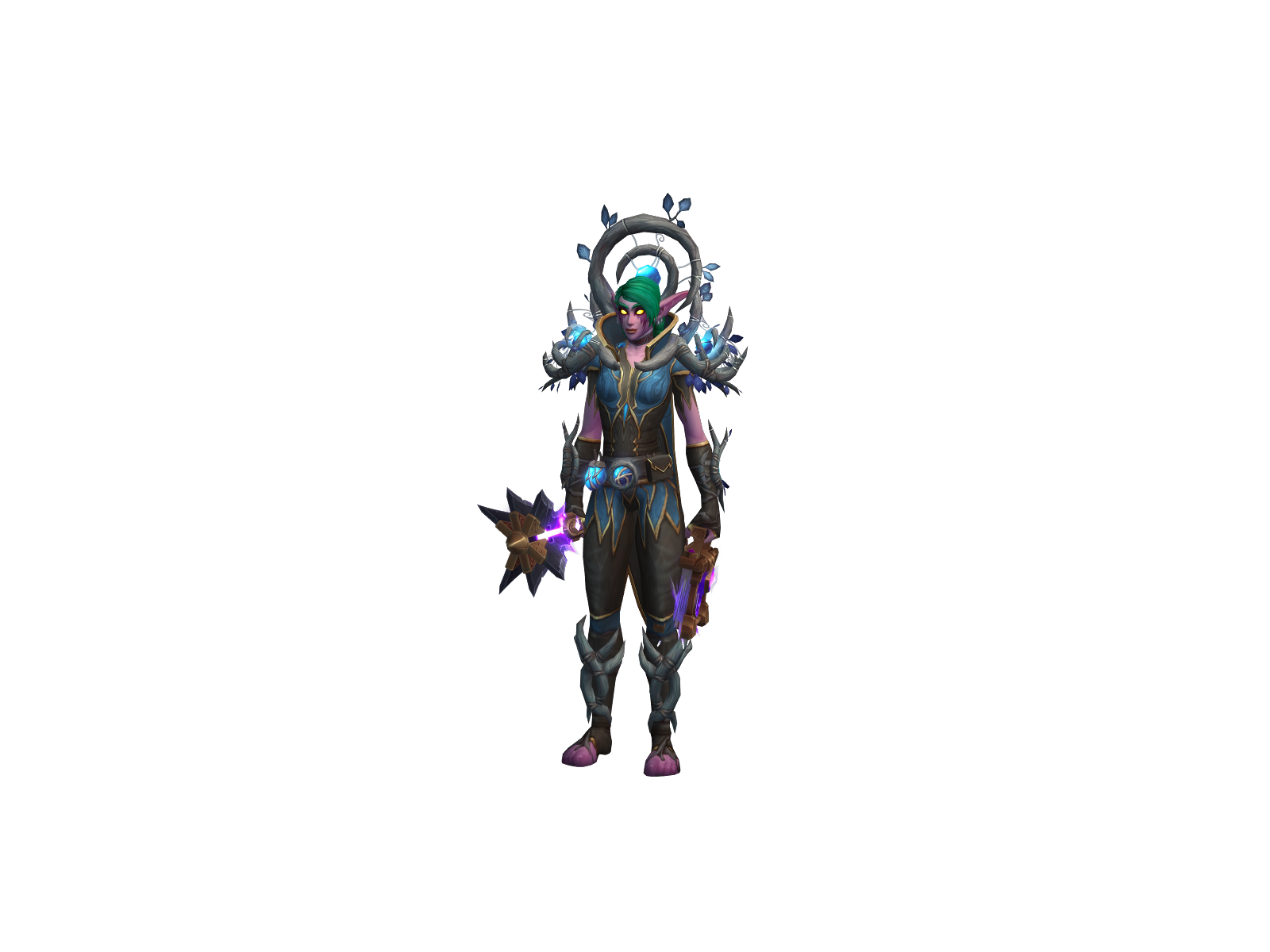 Exodiadruid 3D character render
